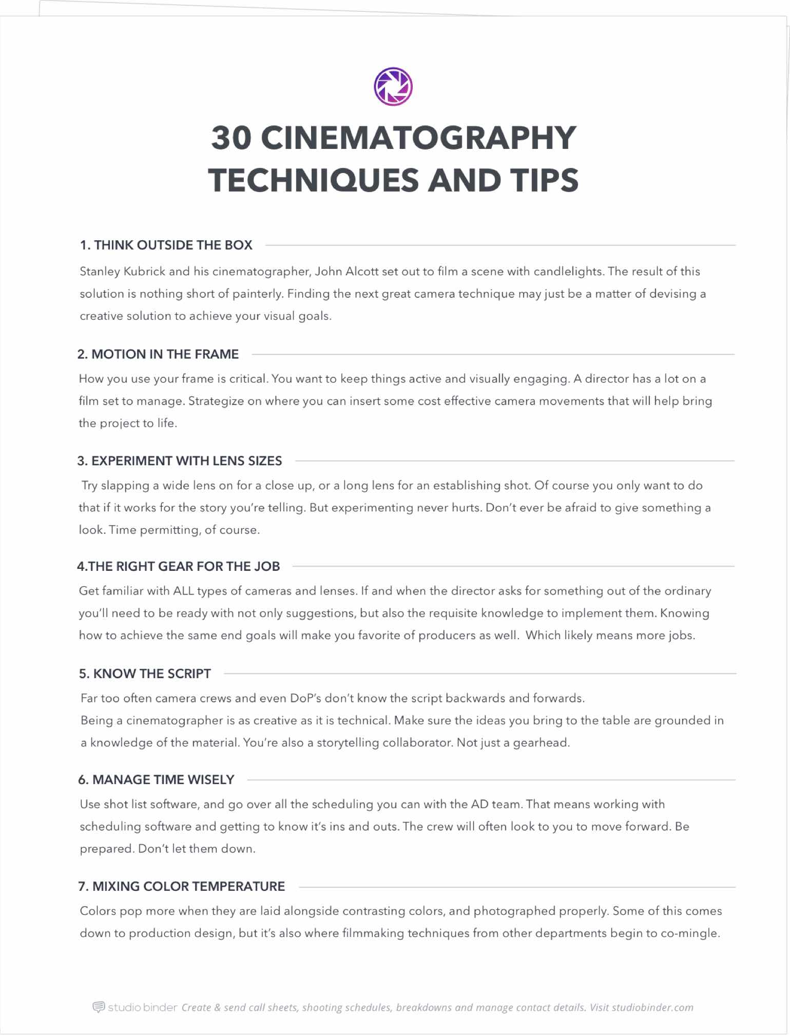 30 Cinematography Techniques and TIps - Exit Intent Full - Page - StudioBinder
