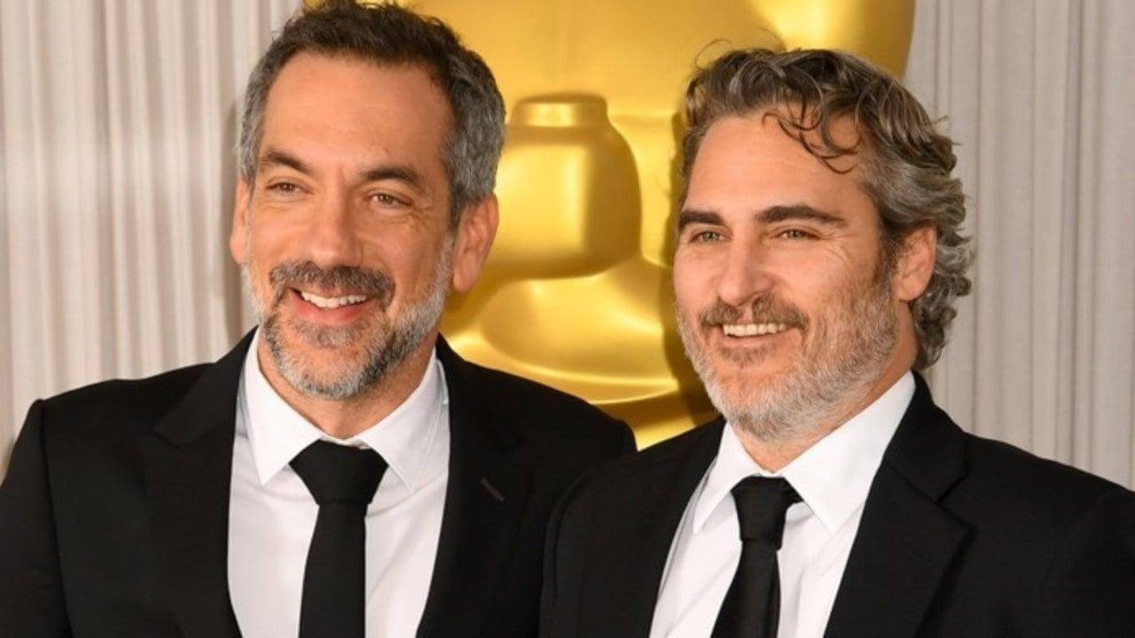 Director Todd Phillips and Joaquin Phoenix at the Oscars